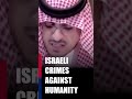 Saudi Arabia DROPS BOMBSHELL at UN: 'Israel Committing CRIMES AGAINST HUMANITY!'