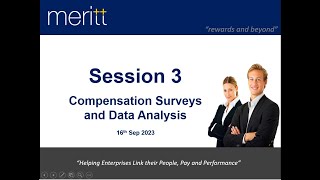 Compensation Surveys and Data Analysis - 16th Sep 2023