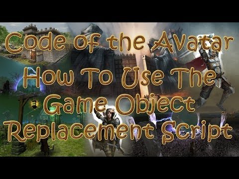 Shroud of the Avatar: How To Use The Game Object Replace Tool