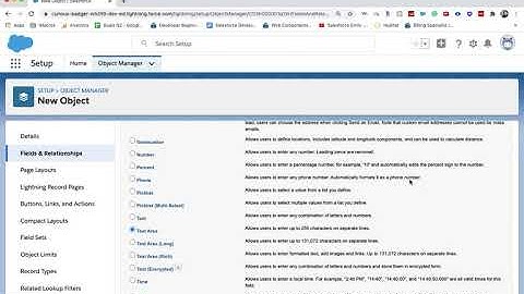 [salesforce] HOW TO CREATE A TEXT AREA FIELD