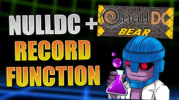 Install NullDC BEAR + Set Up Record Function (For MvC2 Training Mode)