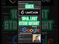 Last Stone Weight - Leetcode 1046 - Javascript (Quick)
