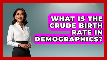 What Is The Crude Birth Rate In Demographics? - Demographic Data Answers