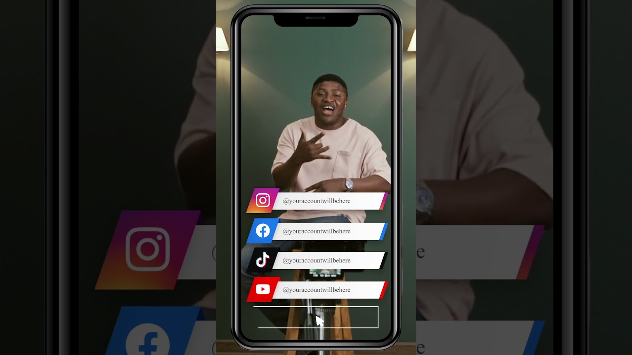 Free social media lower thirds