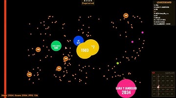Agar.io - Kimochi & Hyesoo Random Server Takeover 23