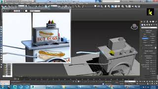 Tutorial on Modeling and Texturing a food stall in 3dsmax ( Part 3)