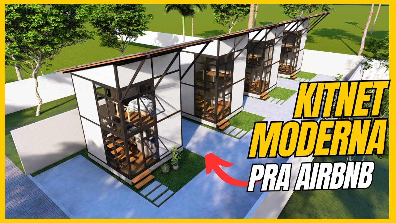 🏡 Kitnet 4x4 Estilo Loft | Solução Inteligente para Renda Passiva com  AIRBNB 💰