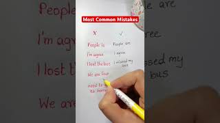 Most Common Mistakes in English writing cssprepration english englishgrammar