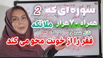 ترجمه فارسی لغت به لغت سوره مبارکه توحید یک سوم قرآن رو درک کن