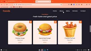 burger shop screenshot 2