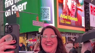 Fiverr Times Square Billboard Vlog [24 hrs in NY]