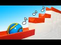 Musical Synchronized Marble Run