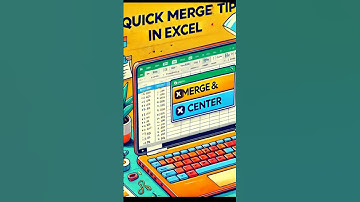 Quickly Merge & Center Cells in Excel Like a Pro! 💻📌 #exceltips #excelhelp #datavisualization