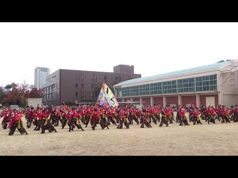 香川大学よさこい連”風華”「いろは」7代8代9代全員演舞　香川大学よさこい連”風華”7代目引退演舞2021.11.21