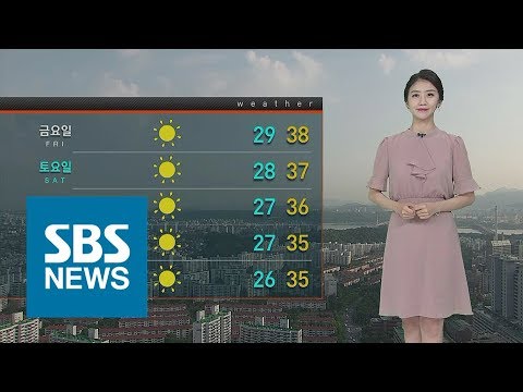 30도 넘는 초 열대야…다음 주까지 폭염 계속 / SBS