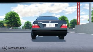 Mercedes benz E320 W124 track day CDID Car Driving Indonesia Roblox Cheri Cheri Lady