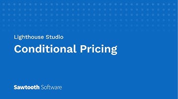 Conditional Pricing