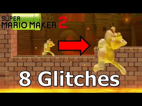 Working MAGNETS | 8 Glitches in Mario Maker 2