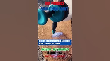 Acrylic Polymer for Dust Soil and Sand Stabilisation