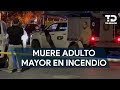Muere adulto mayor durante incendio de casa en la colonia Tierra Propia en Guadalupe