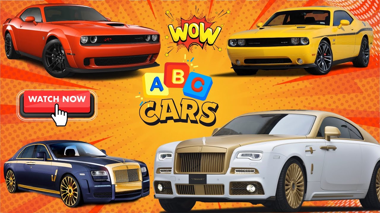 ABC Cars Phonics ๐ | Learn A-Z with Super Cars #ABCCars #KidsLearning # ...