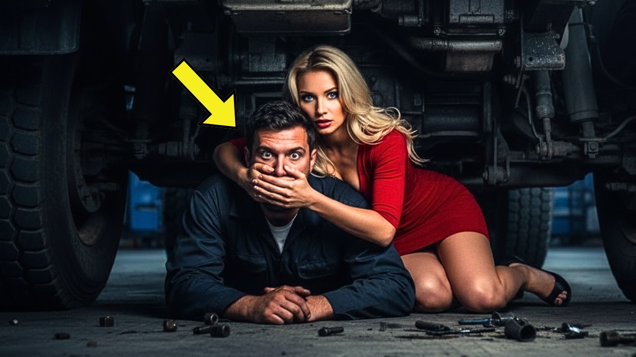 UNA MUJER MISTERIOSA LE DIJO AL MECÁNICO: «NO HAGAS RUIDO»... PERO LO QUE ÉL VE LA HACE TEMER.