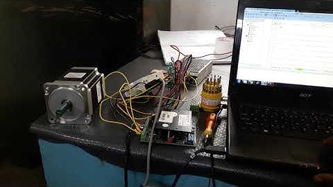 Stepper motor with Delta Plc