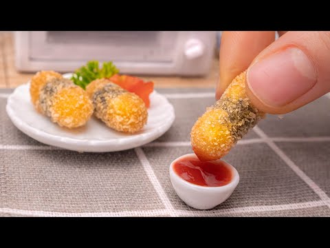 Satisfying Miniature Potato And Egg Croquettes Recipe l ASMR Miniature Cooking Tiny Food