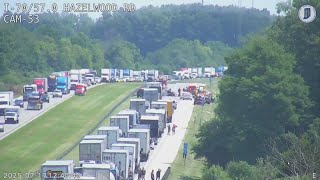 Crash closes eastbound I-70 near Monrovia