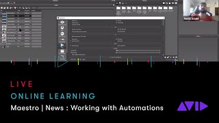 Avid Online Learning — Maestro | News : Working with Automations