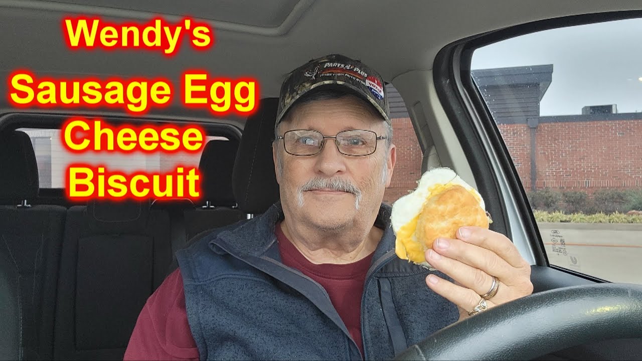 Wendy's Sausage Egg Cheese Biscuit Taste Test and Rating YouTube