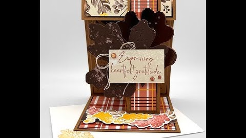 Stampin Up//Amber Autumn//Gathering Moments//Gathering Together//Triple Display Easel Fun Fold Card