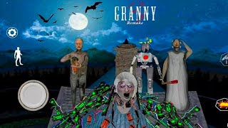 Granny 3 Remake - All Weapons Vs Granny Grandpa Mom spider And Meto Robot || All Weapons Challenge 😀