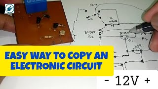 HOW TO COPY AN ELECTRONIC CIRCUIT (NIGHT SWITCH) #trending #tletechcher