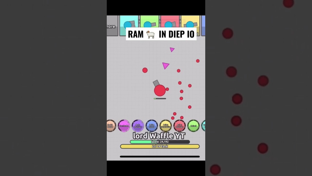 Ramming and Slamming in Diep.io mobile