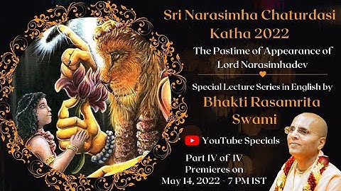 Sri Narasimha Chaturdasi Katha (Part 4) | Bhakti Rasamrita Swami |