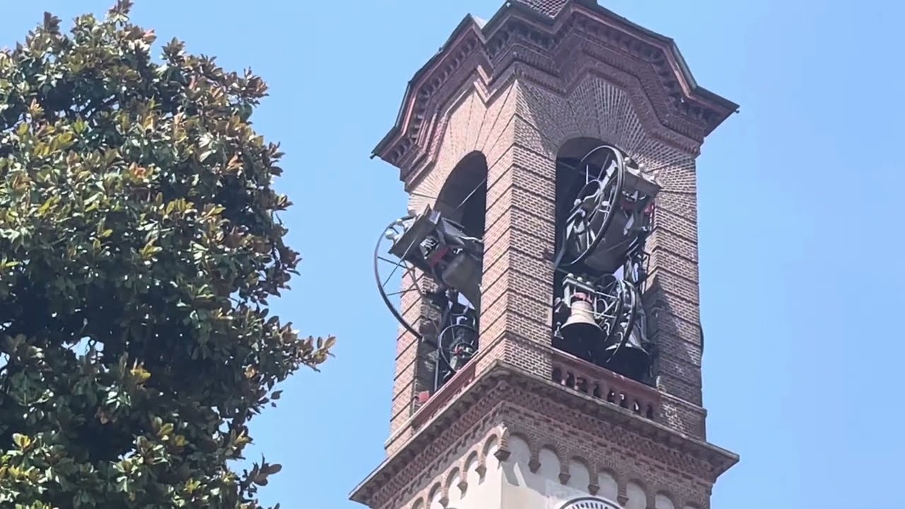 Campane di Terno d’isola (Bg) distesa delle 5 campane maggiori per il mezzogiorno