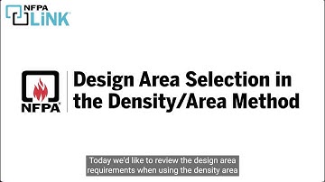 Design Area Requirements Under the Density/Area Method for Sprinkler Systems in NFPA 13