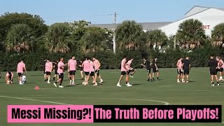 Messi’s Shocking Absence Before Playoffs! | Inter Miami 2025 Big Update & New Contract News
