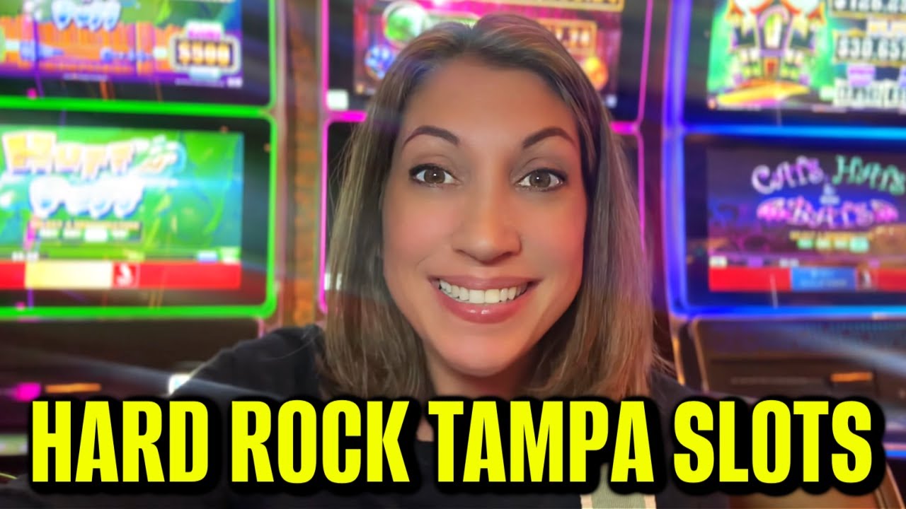 Bouncing around the slot floor at Hard Rock Tampa 🤞 👍  🎰