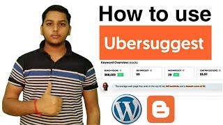 How to use Ubersuggest for keyword research and website anylysis? Blogging guide by Niraj