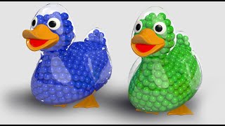 Colored ducks with balls learn colors and swim in the pond | Boochi Boom TV by Boochi Boom TV 13,026 views 3 years ago 1 minute, 58 seconds