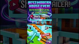 Best Modern House Build in Minecraft + Shorts Trailer! 🎮 #subscribe #minecraft #gaming #shorts