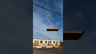 Prefab is life #wood #frame #crane #operator #carpenter #nwt #work #construction