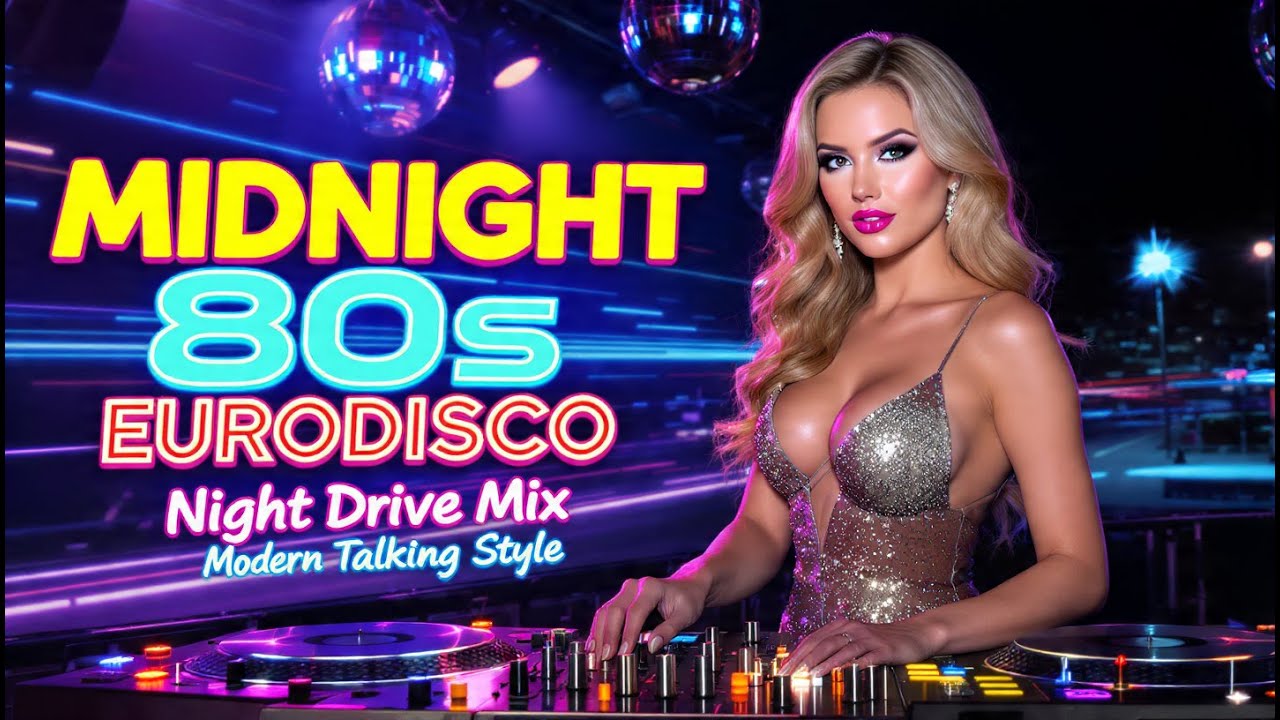 Midnight 80s EuroDisco — Modern Talking Style Night Drive Mix | RetroPulse84