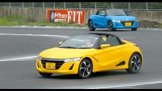 【S660】3色同時走行動画( ^ ^ )/イエロー・ブルー・レッド！