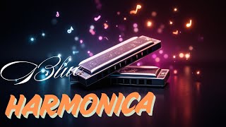 Experience Deep Blue Harmonic Blues Music with Soulful Harmonica Vibes for Peaceful Relaxation