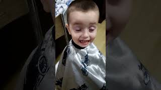Alparslan tıraş oluyor 🐥 Babam berber olunca evde tıraş keyfi
