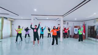 Dj Jangan Tunggu Lama  Lama  Line Dance  Demo  Iik Perumda Tirta Musi Palembang 