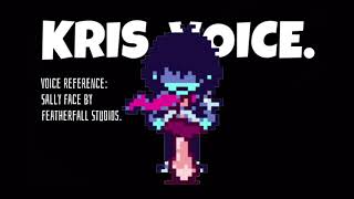 My DELTARUNE voices headcanon.